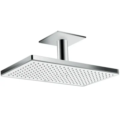 Hansgrohe Rainmaker Select - galvas duša 460, izvirze 10 cm, EcoSmart 9 l/min, balta / hromēta 24012400
