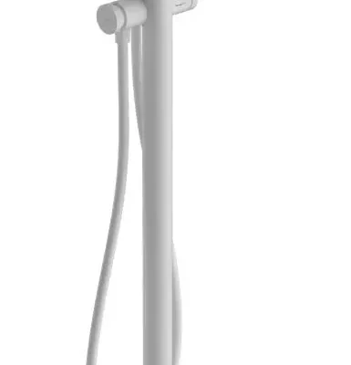 Hansgrohe Tecturis S - vannas maisītājs, grīdas montāža, balts matēts 73440700