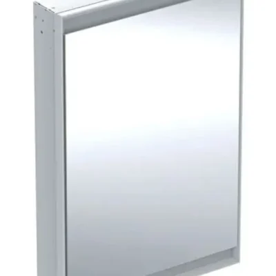 Geberit ONE - spoguļskapītis ar LED apgaismojumu, 60x90x15 cm, eņģes labajā pusē, zemapmetuma montāža, metāls 505.801.00.1