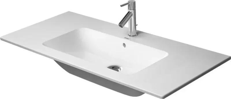 Duravit ME by Starck - mēbeļu izlietne 103x49 cm, ar 1 jaucējkrāna caurumu, Alpu balts 2336100000