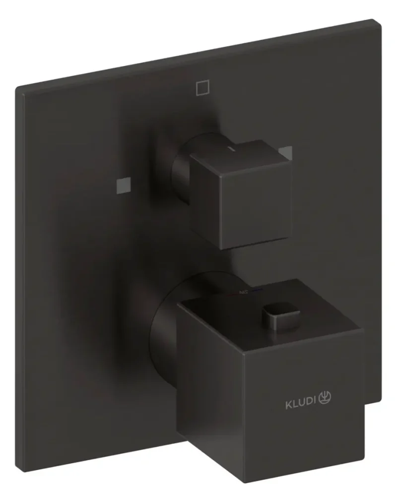 Kludi Decus - termostatisks zemapmetuma maisītājs, 2 patērētājiem, matēts gunmetal 54810N275