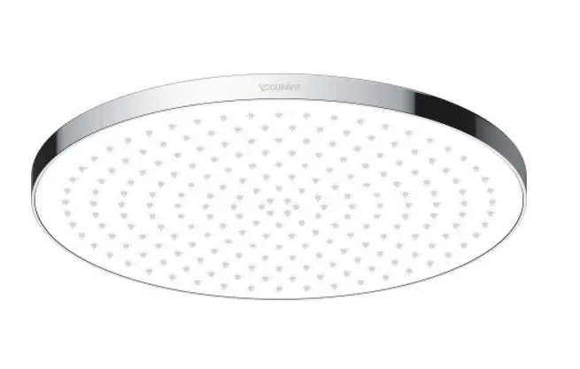 Duravit dušas - galvas duša, diametrs: 23 cm, balta/hromēta UV0662017010