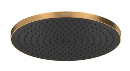 Duravit dušas - galvas duša, diametrs 23 cm, MinusFlow, birstēta bronza UV0662017004