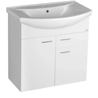 Aqualine Zoja - izlietnes skapis 72x74x34 cm, balts 51075A