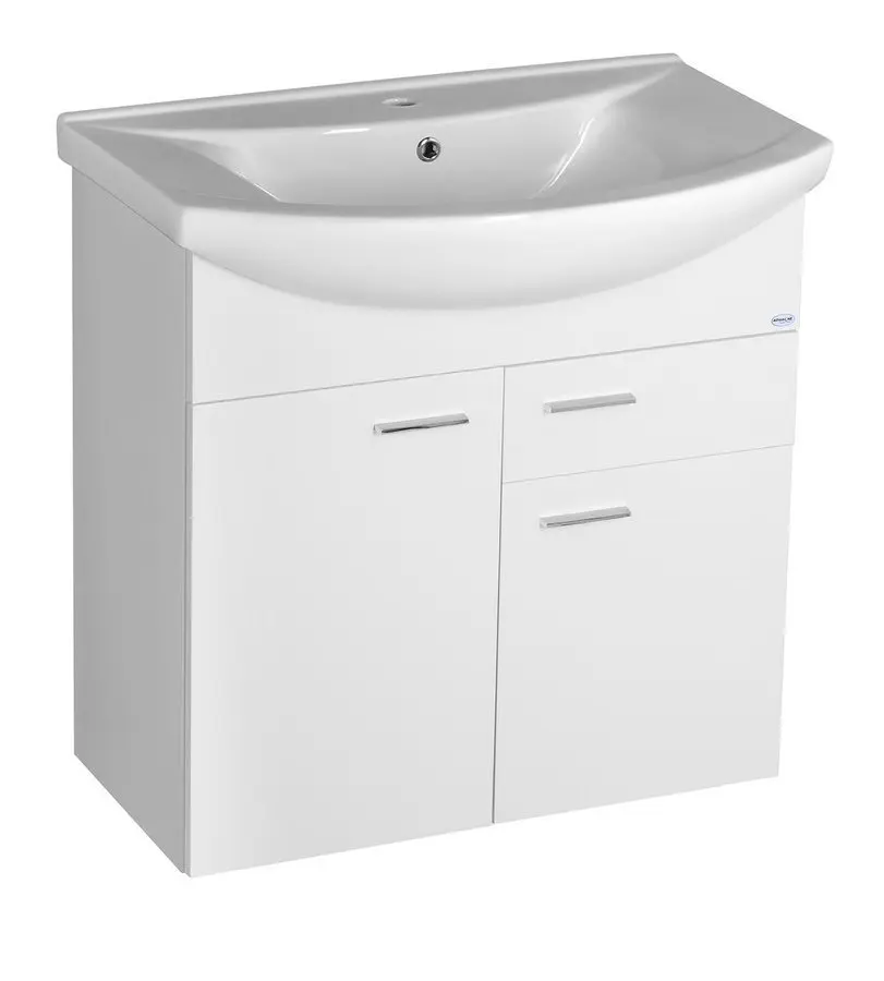Aqualine Zoja - izlietnes skapis 72x74x34 cm, balts 51075A