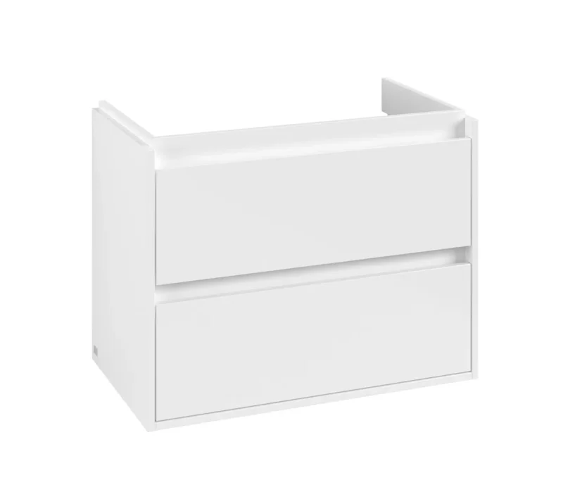 Villeroy & Boch Skyla - izlietnes apakškabinets, 77x60x44 cm, 2 atvilktnes, Brilliant White C79800VE