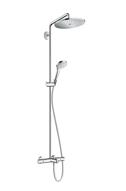 Hansgrohe Croma Select - termostata vannas maisītājs S 280 Showerpipe ar piederumiem, hroms 26792000