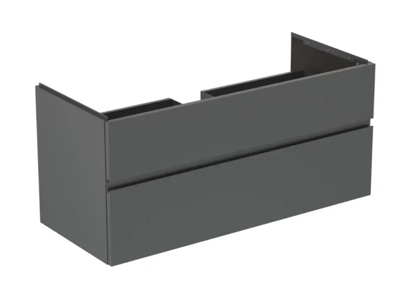 Ideal Standard Finesse - izlietnes skapītis 120x51x55 cm, 2 atvilktnes, matēts antracīts E3394Y2