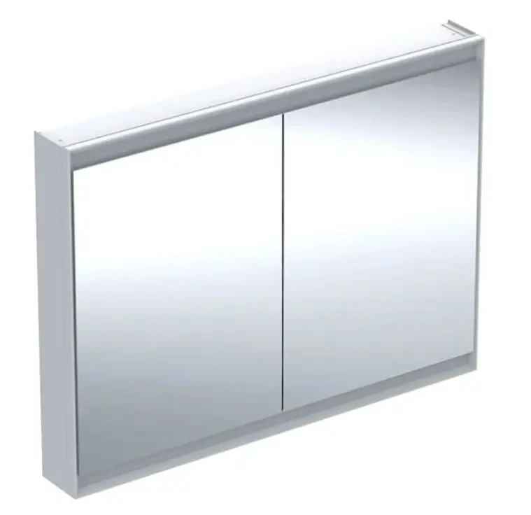 Geberit ONE - spoguļskapis ar LED apgaismojumu, 60x90x15 cm, 2 durvis, metāls 505.815.00.1