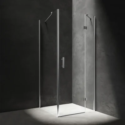 OMNIRES Manhattan - dušas kabīne 90x90 cm, hroms/caurspīdīgs stikls MH9090CRTR