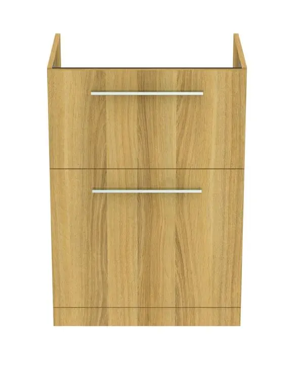Ideal Standard i.Life A - izlietnes skapītis, 60x44x85 cm, 2 atvilktnes, dabīgs ozols T5273NX