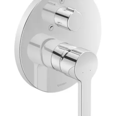Duravit B.2 - zemapmetuma vannas maisītājs, 2 patērētājiem, hromēts B25210018010
