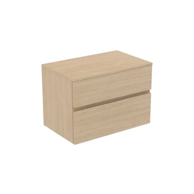 Ideal Standard Finesse - izlietnes skapītis, 80x51x56 cm, 2 atvilktnes, balts ozols E3434US