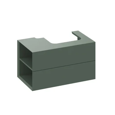 Ravak Lite - izlietnes skapītis 80x45x43 cm, 2 atvilktnes, Grey Green X000001876
