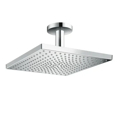 Hansgrohe Raindance E - galvas duša 300 ar griestu pieslēgumu, EcoSmart 9 l/min, hromēta 26251000