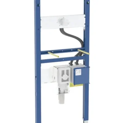 Geberit Duofix - montāžaelements izlietnei, 130 cm, paredzēts sienas maisītājam ar funkcionālo kārbu un zemapmetuma smakas slazdu 111.561.00.2