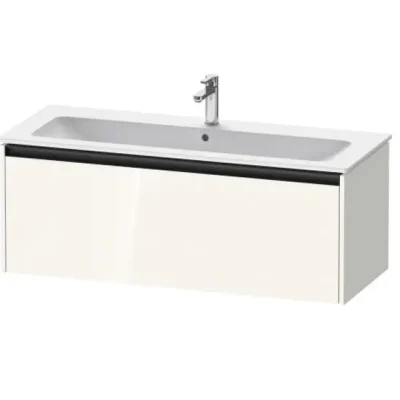 Duravit Ketho.2 - izlietnes skapītis, 44x121x48 cm, 1 atvilktne, balts spīdīgs K25065022220000