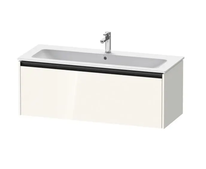 Duravit Ketho.2 - izlietnes skapītis, 44x121x48 cm, 1 atvilktne, balts spīdīgs K25065022220000