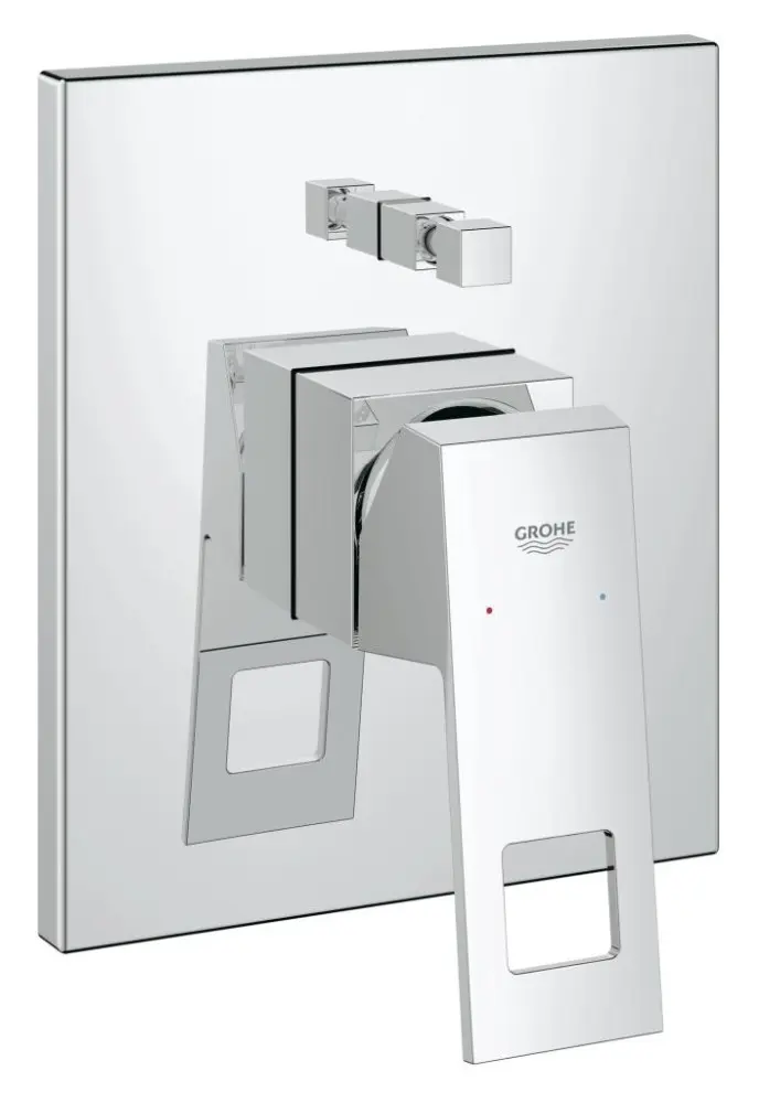 Grohe Eurocube - zemapmetuma vannas maisītājs, hroms 19896000
