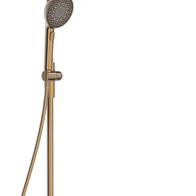 Hansa Aurelia - dušas komplekts ar termostatu, diametrs 30 cm, 3 strūklas veidi, matēta bronza 4719910381
