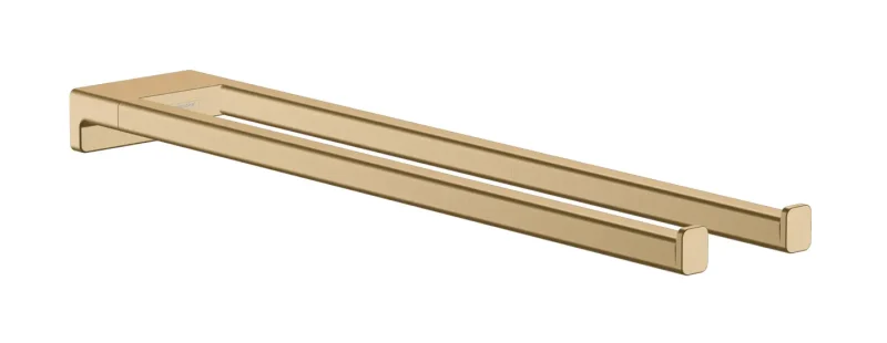 Hansgrohe AddStoris - divu roku dvieļu turētājs, garums: 45 cm, birstēta bronza 41770140