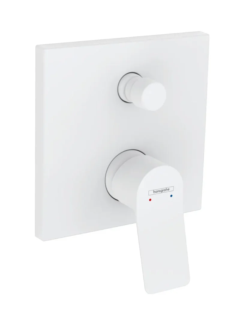 Hansgrohe Vivenis - zemapmetuma vannas maisītājs, 2 patērētājiem, balts matēts 75416700