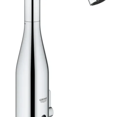 Grohe Essence E - infrasarkanā elektronika izlietnes maisītājam ar maisījumu, ar regulējamu temperatūras regulatoru, hromēts 36445000