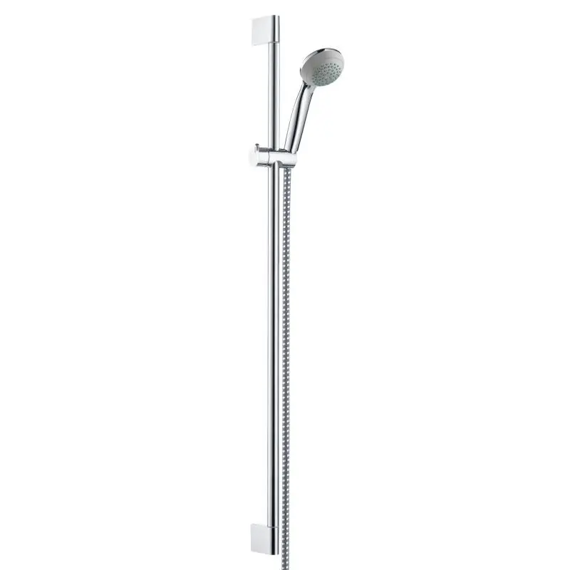 Hansgrohe Crometta 85 - dušas komplekts Variojet 2jet, ar dušas stieni Unica'Crometta 0,90 m, hromēts 27762000