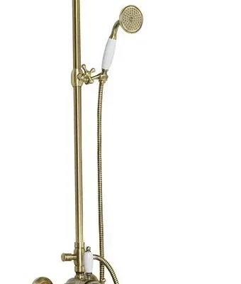 Sapho Reitano Rubinetteria Antea - dušas komplekts ar termostatu, 20 cm, bronza SET046