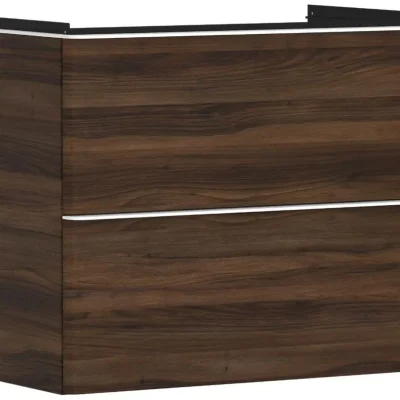Hansgrohe Xelu Q - izlietnes apakšskapītis, 63x78x50 cm, 2 atvilktnes, tumšs valrieksts/matēti balts 54030700