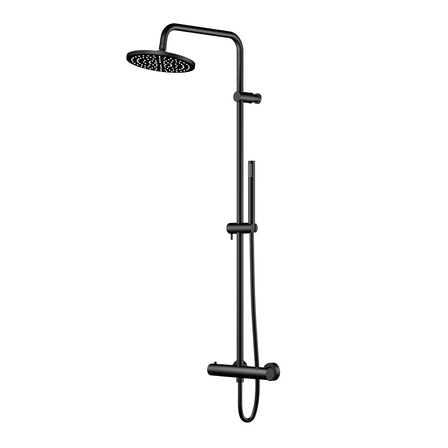Steinberg 340 - dušas komplekts ar termostatu, diametrs 22 cm, melns 340 2721 S