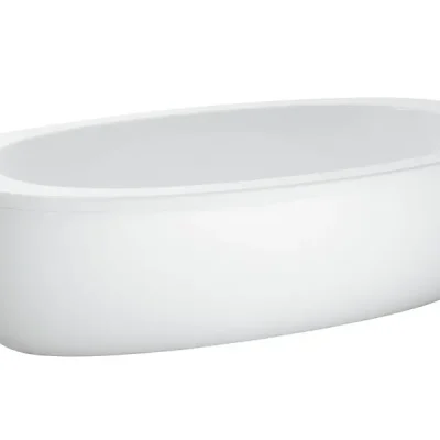 Laufen Il Bagno Alessi One - brīvi stāvoša vanna 203x102 cm, ar masāžas sprauslām, LED apgaismojumu un sensoru vadību, dezinfekcija, balta H2419700006951