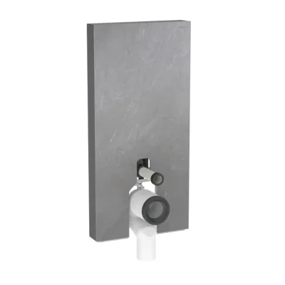 Geberit Monolith Plus - sanitārais modulis stāvošam WC, 101 cm, pieslēgums apakšā, šīfera izskats 131.202.00.7