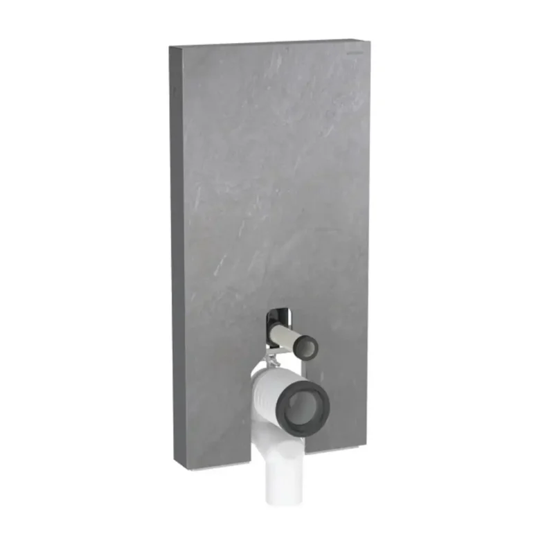 Geberit Monolith Plus - sanitārais modulis stāvošam WC, 101 cm, pieslēgums apakšā, šīfera izskats 131.202.00.7