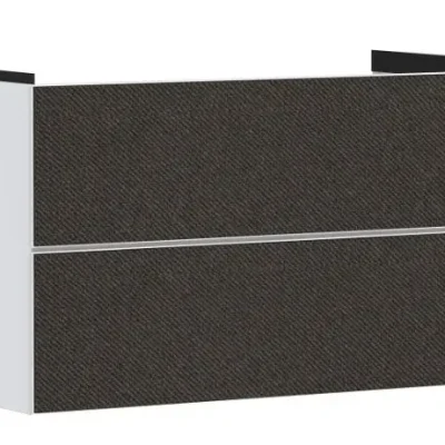 Hansgrohe Xevolos E - izlietnes skapītis, 98x58x48 cm, 2 atvilktnes, matēti balts/tekstils tumši pelēks 54181660