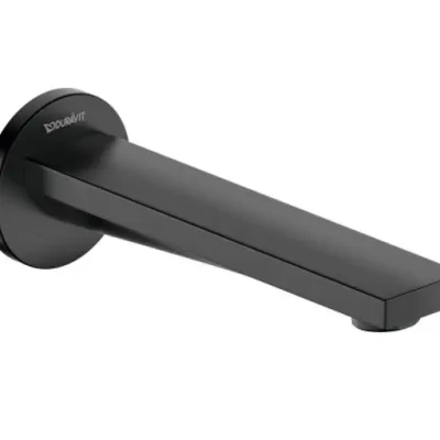 Duravit Tulum - vannas izteka, matēti melns TU5240010046