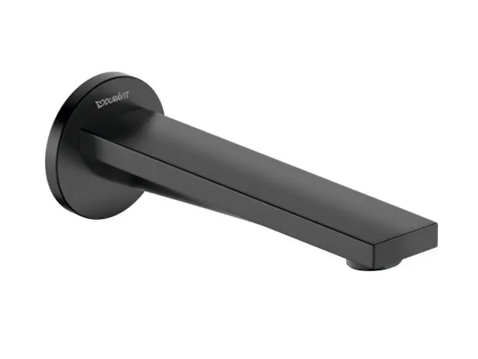 Duravit Tulum - vannas izteka, matēti melns TU5240010046