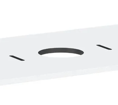 Hansgrohe Xilesa E - izlietnes virsma, 98x55 cm, izgriezums vidū, balts matēts 54276700