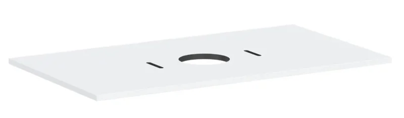 Hansgrohe Xilesa E - izlietnes virsma, 98x55 cm, izgriezums vidū, balts matēts 54276700