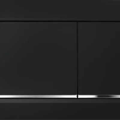 Geberit Omega20 - vadības plate, melna / pulēts hroms 115.080.KM.1