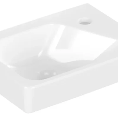 Villeroy & Boch Architectura - roku mazgājamā izlietne, 36x27 cm, ar pārplūdi, jaucējkrāna caurums labajā pusē, Alpu balts 43863601