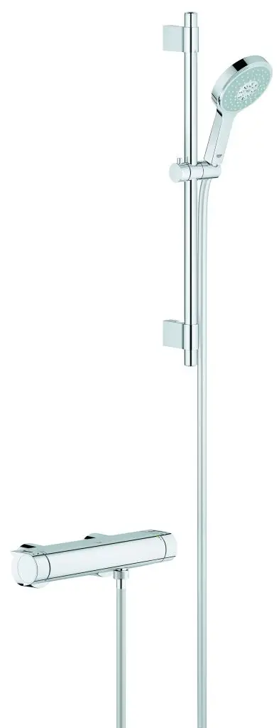 Grohe Grohtherm 2000 - termostatisks dušas maisītājs, dušas komplekts 60 cm, hromēts 34281001