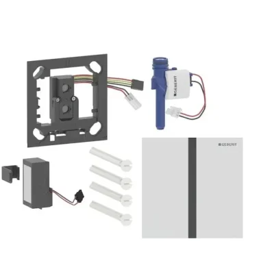 Geberit - elektroniska pisuāra skalošanas vadība tips 40, darbība ar baterijām, easy to clean, Bluetooth, matēti balts 116.237.JT.1