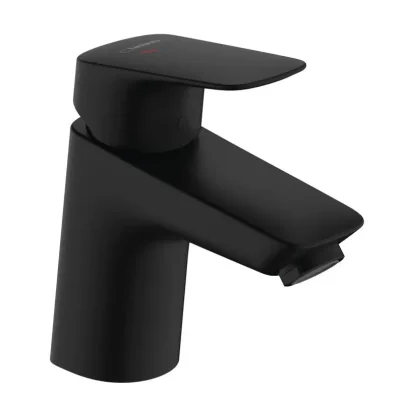 Hansgrohe Logis - izlietnes maisītājs ar noteci, CoolStart, matēti melns 71072670