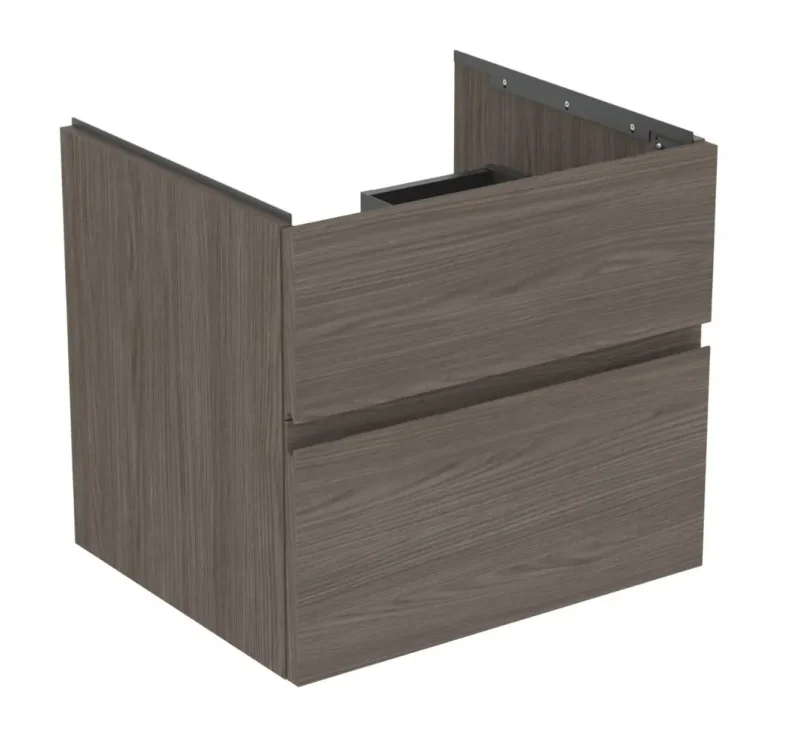 Ideal Standard Finesse - izlietnes skapītis, 60x51x55 cm, 2 atvilktnes, Dark Elm E3395UR