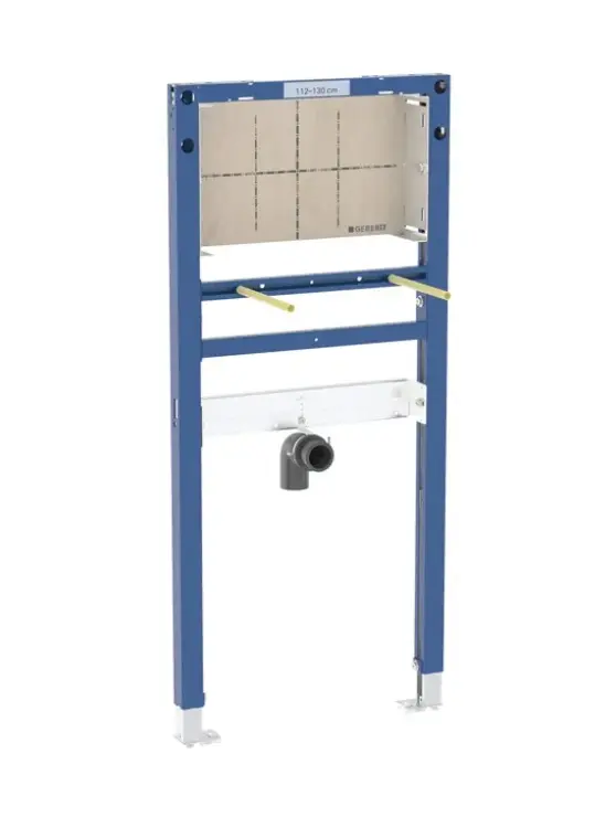 Geberit Duofix - priekšsienas elements izlietnei, paredzēts zemapmetuma sienas maisītājiem, augstums 112-130 cm 111.493.00.2