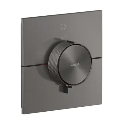 Axor ShowerSelect ID - zemapmetuma termostata maisītājs, hroms melns birstēts 36757340