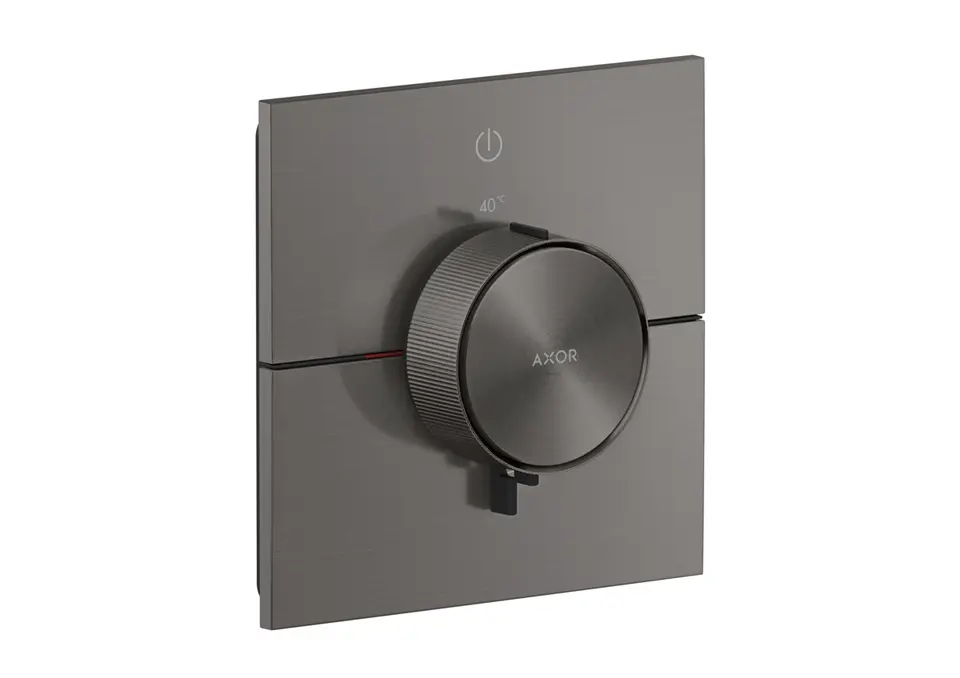 Axor ShowerSelect ID - zemapmetuma termostata maisītājs, hroms melns birstēts 36757340