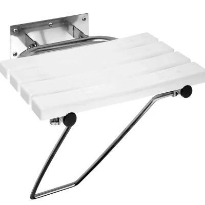 Sapho Ridder Accessoires - dušas sēdeklis ar balsta kājām, salokāms, balts XH001