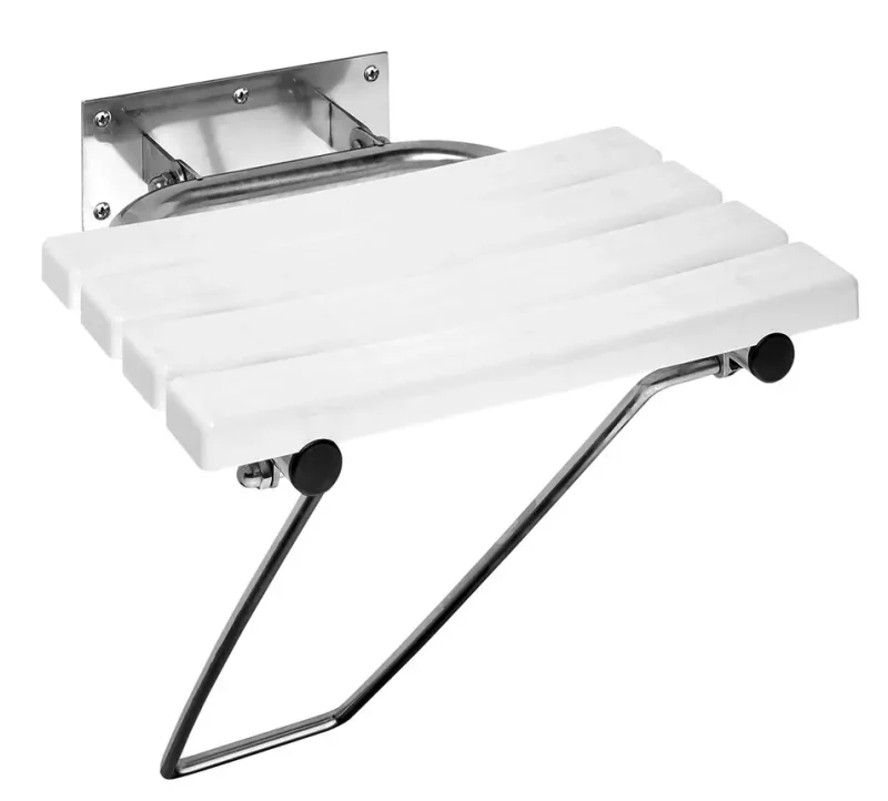 Sapho Ridder Accessoires - dušas sēdeklis ar balsta kājām, salokāms, balts XH001